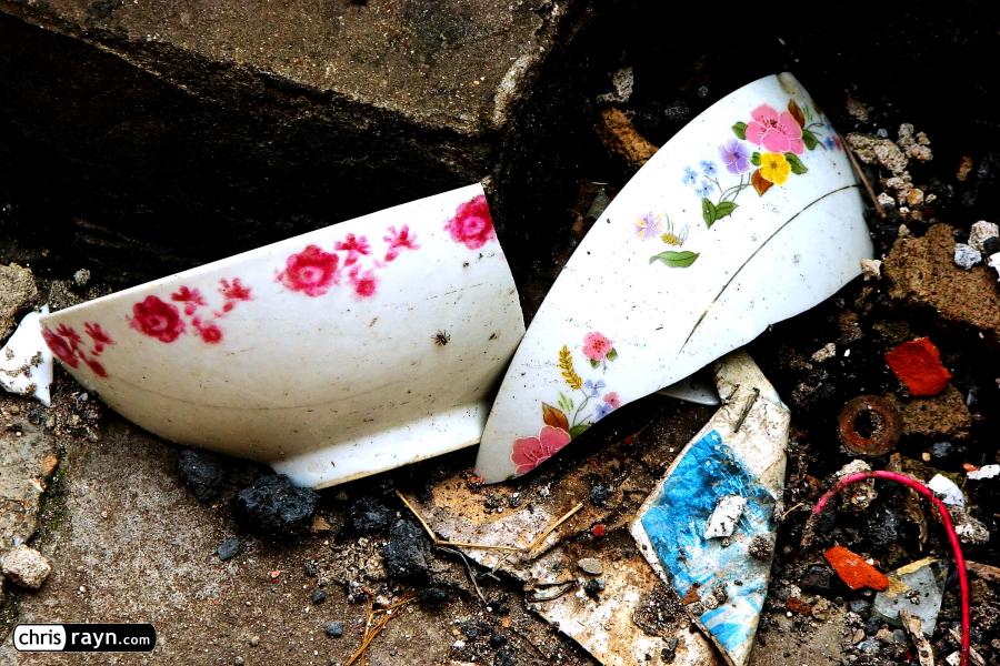 Relocation in China leaving a broken rice bowl